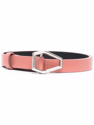 Just Cavalli geometric buckle belt - Pink