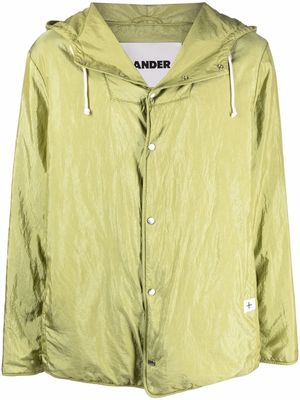 Jil Sander drawstring hooded jacket - Green