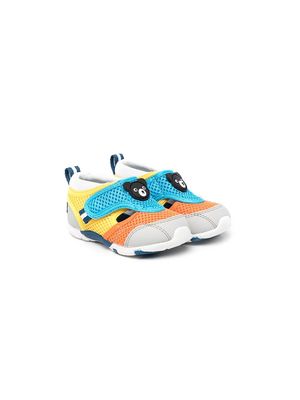 Miki House bear-patch sneakers - Multicolour