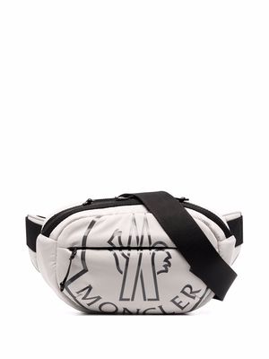 Moncler logo-print belt bag - Grey
