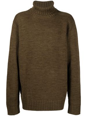 Polo Ralph Lauren oversized roll-neck wool jumper - Brown