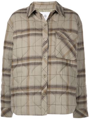 ANINE BING Jacob paid quilted jacket - Multicolour