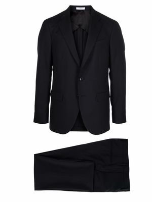 Boglioli notched-collar single-breasted suit - Black