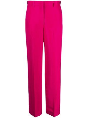 MSGM tailored high-waisted trousers - Pink