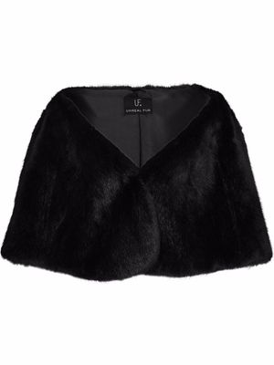 Unreal Fur Yasmine faux fur wrap - Black