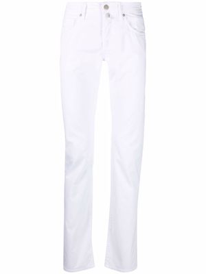 Incotex slim-cut denim jeans - White