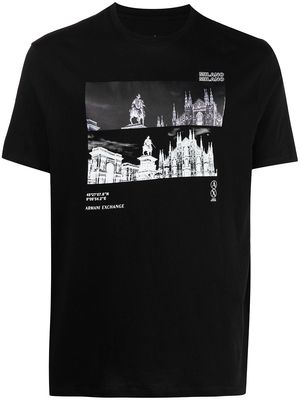Armani Exchange Milano graphic-print T-shirt - Black