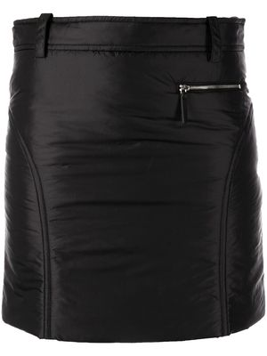 KHAITE padded mini skirt - Black