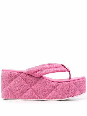 Le Silla open-toe wedge sandals - Pink