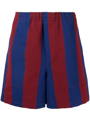 BODE Killington striped shorts - Blue