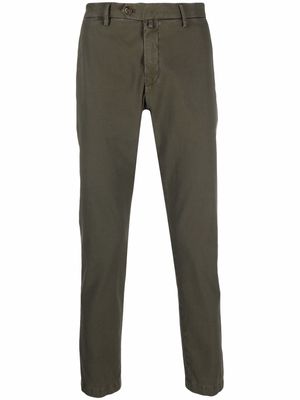 Briglia 1949 slim-fit cotton trousers - Green