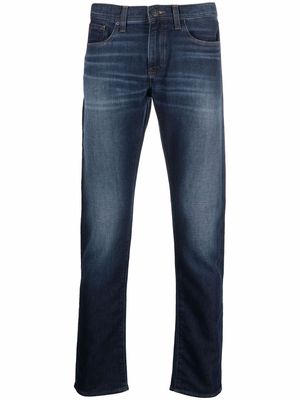 Armani Exchange mid-rise straight leg jeans - Blue