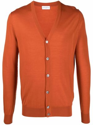 Ballantyne button-up knitted cardigan - Orange