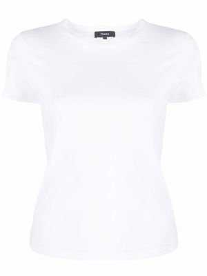 Theory short-sleeve pima cotton T-shirt - White