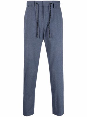 BOSS drawstring-fastening waist trousers - Blue