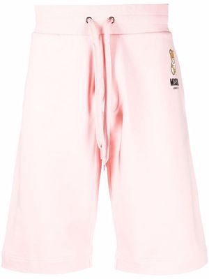 Moschino drawstring track shorts - Pink