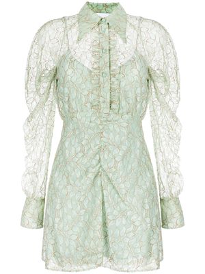 Alice McCall Moon Landing lace mini dress - Green