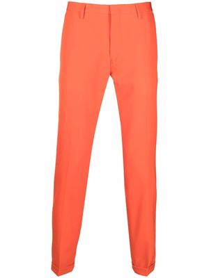 PAUL SMITH slim-fit tailored trousers - Orange