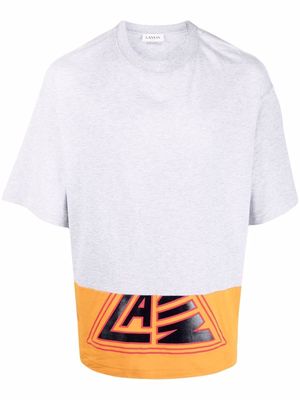 LANVIN logo-print round-neck T-shirt - Grey