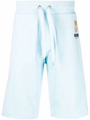 Moschino drawstring track shorts - Blue