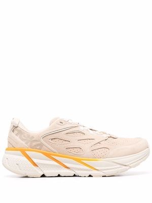 Hoka One One Clifton lace-up sneakers - Neutrals
