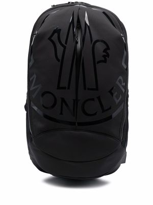 Moncler logo-print backpack - Black