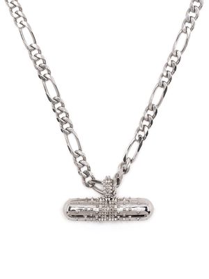 Kasun London D-bar necklace - Silver