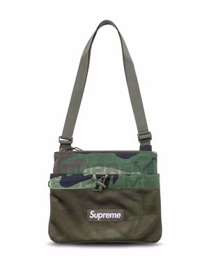 Supreme logo-print side bag "FW21" - Green