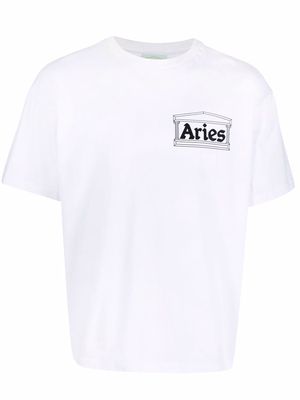 Aries classic logo T-shirt - White