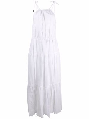 Michael Michael Kors cotton tiered dress - White