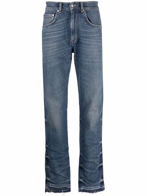 Represent mid-rise straight jeans - Blue