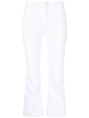 ASPESI low-rise bootcut jeans - White