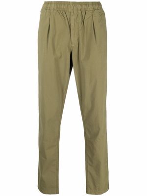 Woolrich high-rise straight-leg trousers - Green