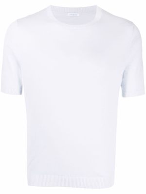 Malo round neck cotton T-shirt - Blue