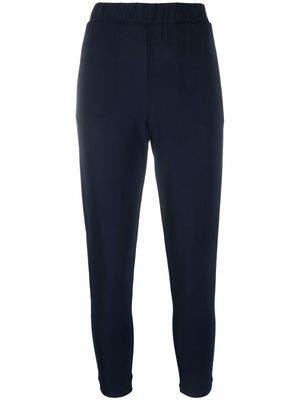 Le Tricot Perugia cropped slim-fit trousers - Blue
