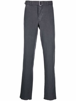Officine Generale straight-leg faded-effect trousers - Grey