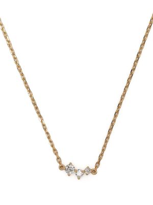 Ruifier 18kt yellow gold Scintilla Trio Ray diamond necklace