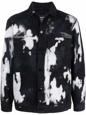 Etudes bleached denim jacket - Black