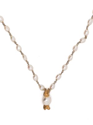 Claire English tortura pearl necklace - Silver