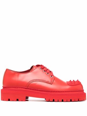 CamperLab Eki leather Derby shoes - Red