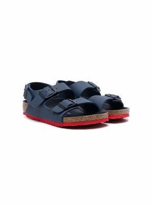 Birkenstock Kids Birko-Flor double-strap sandals - Blue