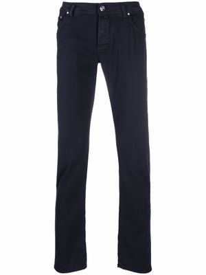 Jacob Cohen bandana-detail trousers - Blue