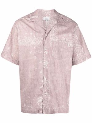 Woolrich paisley-print detail shirt - Purple