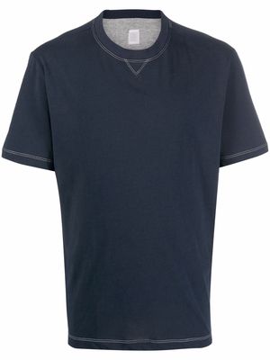 Eleventy round-neck cotton T-shirt - Blue