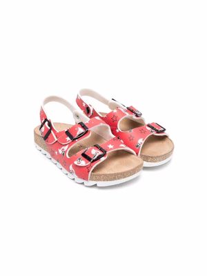 Monnalisa x Looney Tunes Sylvester double-buckle sandals - Red