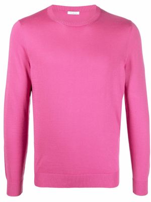 Malo fine-knit cotton jumper - Pink