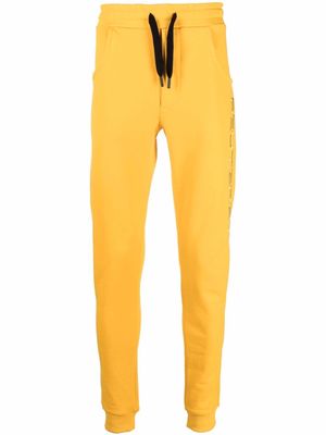 Peuterey embroidered-logo slim joggers - Yellow