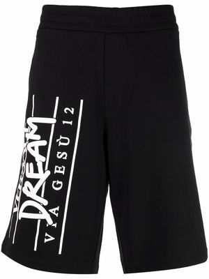 Versace Dream logo-print shorts - Black