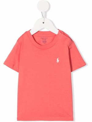 Ralph Lauren Kids logo-embroidered cotton T-shirt