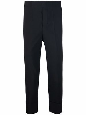 SAPIO cropped slim-fit trousers - Black